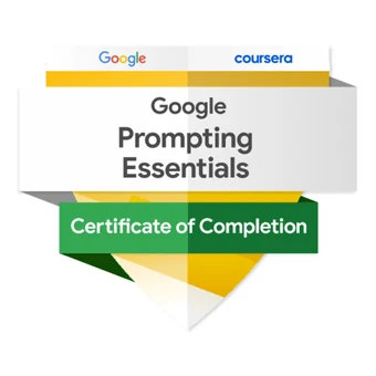 Бейдж Google Prompting Essentials